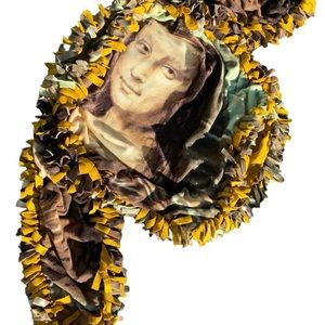 Suburban Deviant Mona Lisa plush pullover.